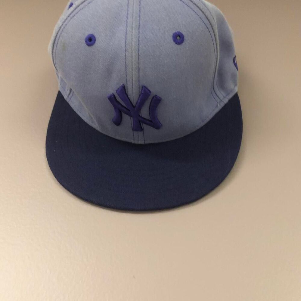 New-era Men's Blue and Navy Hat